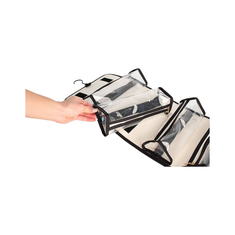 Delilah Toiletry Roll - open view