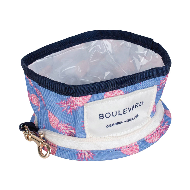 Small Benji Dog Bowl - Aloha Pink
