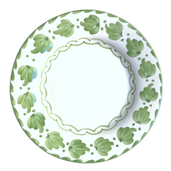 Green Hojas Salad Plate