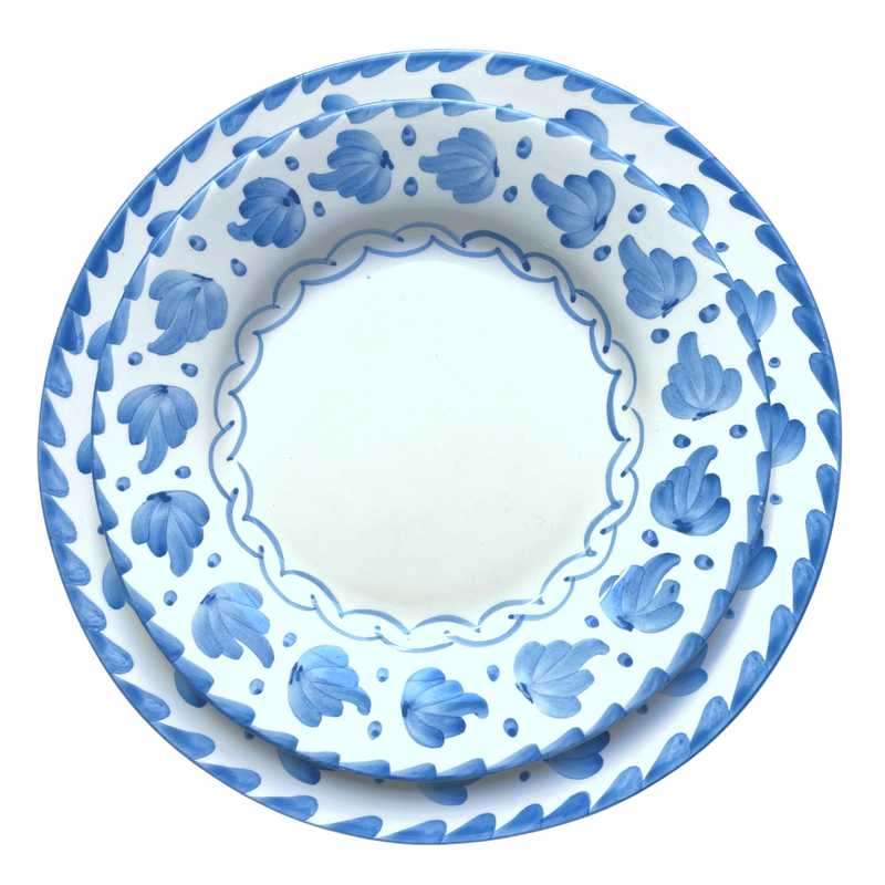 Blue Hojas Dinnerware