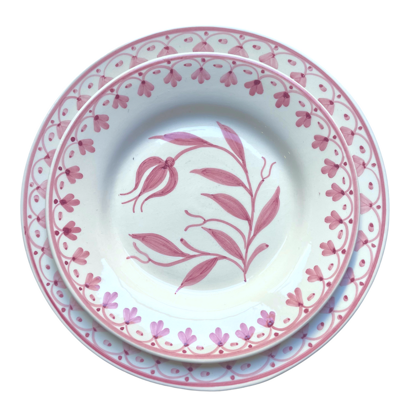 Pink Tulip Dinnerware - Tulipanes