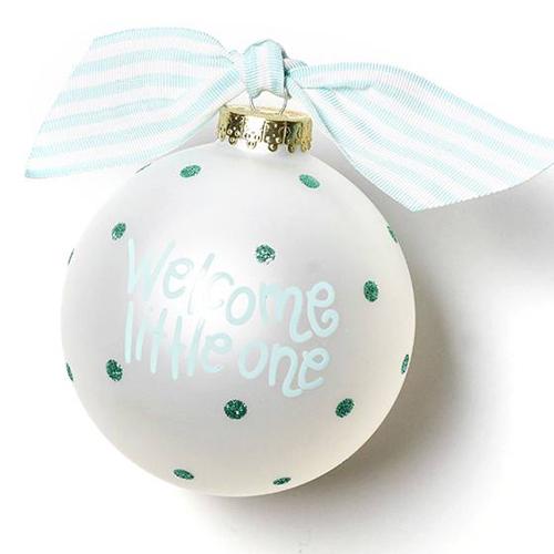 Welcome Little One Carriage Boy Ornament - Coton Colors