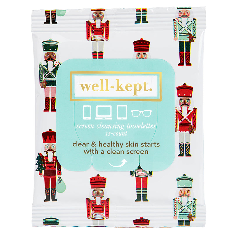 Screen Cleansing Towelettes - Well Kept - Nutcracker