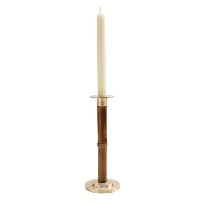 Caspari Large Bamboo Candlestick