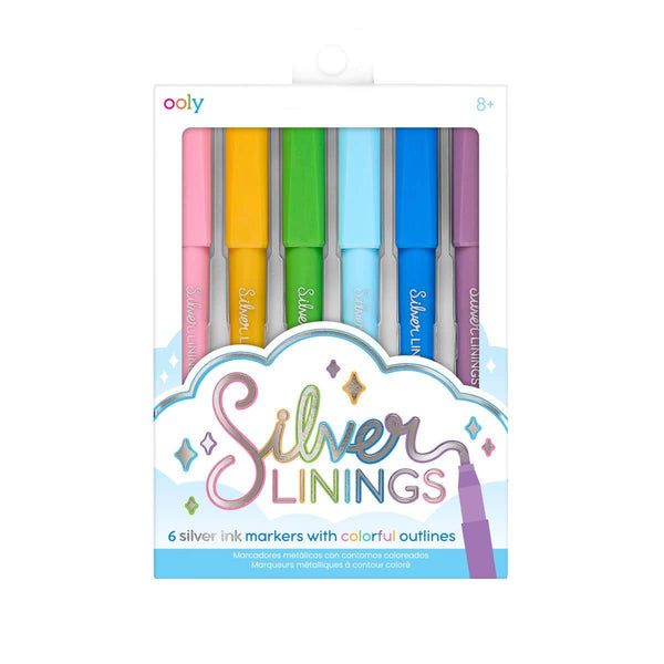 Silver Linings Outline Markers - Ooly