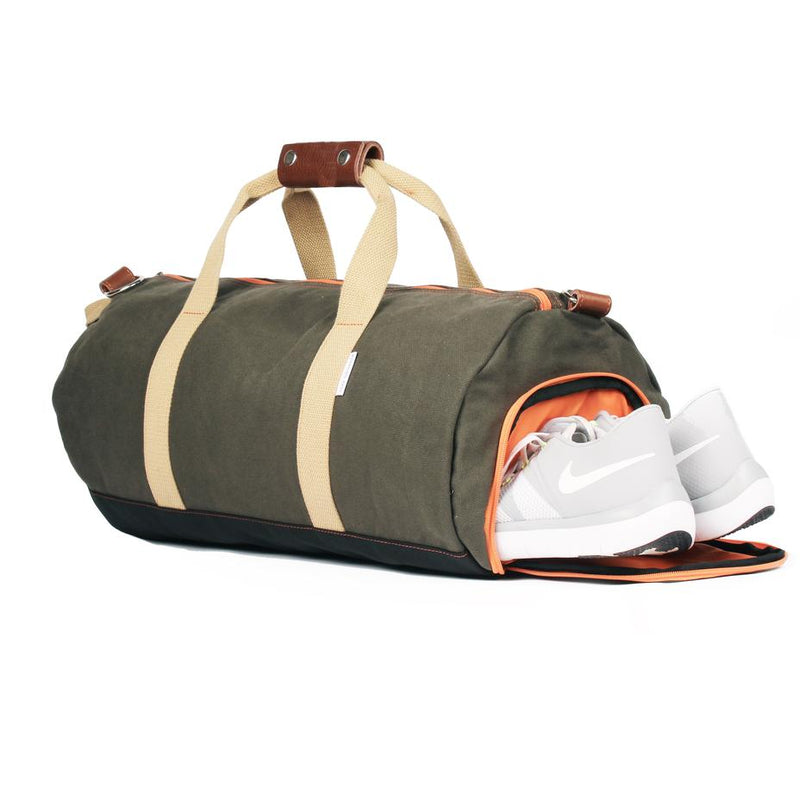 Colorblock Duffel Bag - Army Green