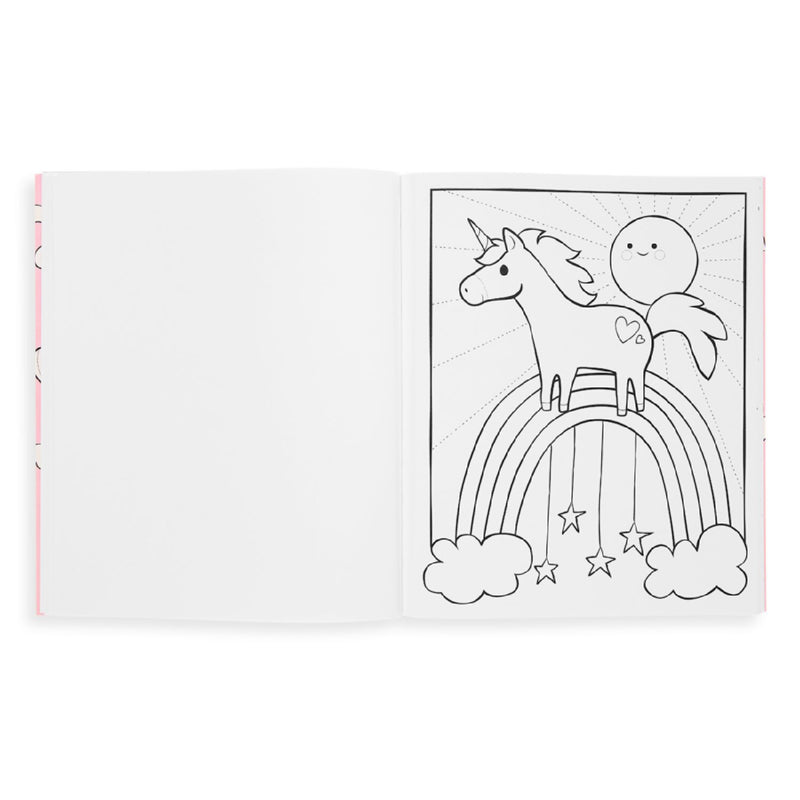 Enchanting Unicorns Coloring Book - interior page