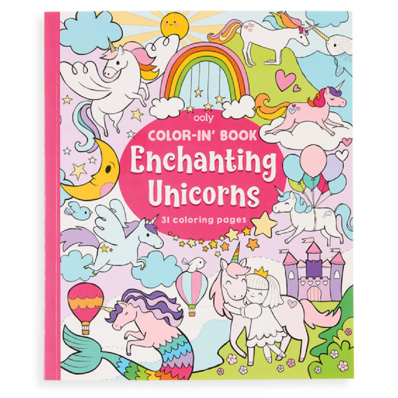 Enchanting Unicorns Coloring Book