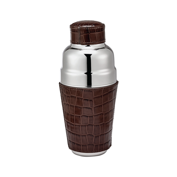 Leather Cocktail Shaker - Brown