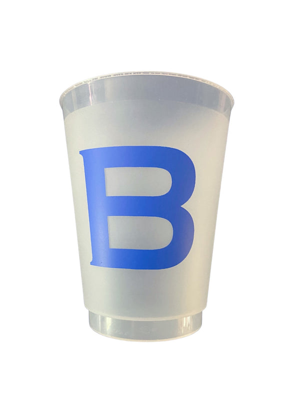 single letter cups