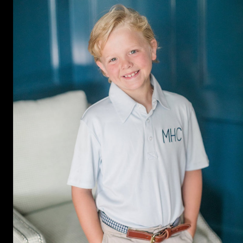 Lila Hayes White Griffin Polo Shirt