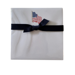 chubby american flag notepad