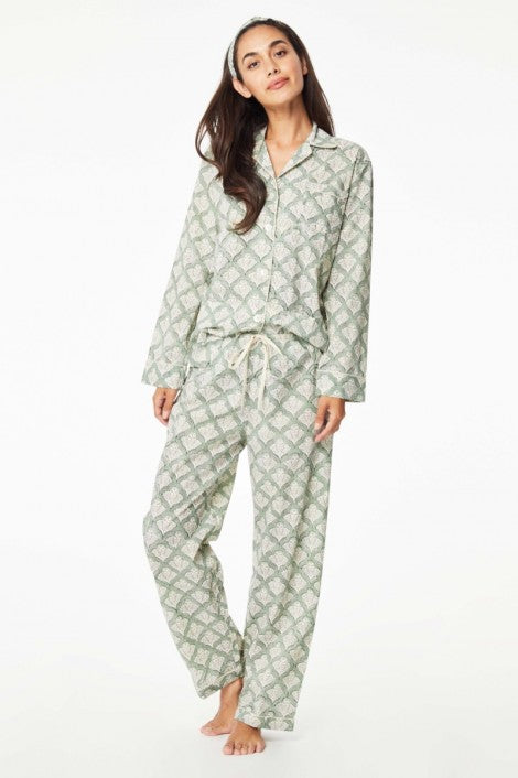 Roller Rabbit Sage Jemina Loungewear Set