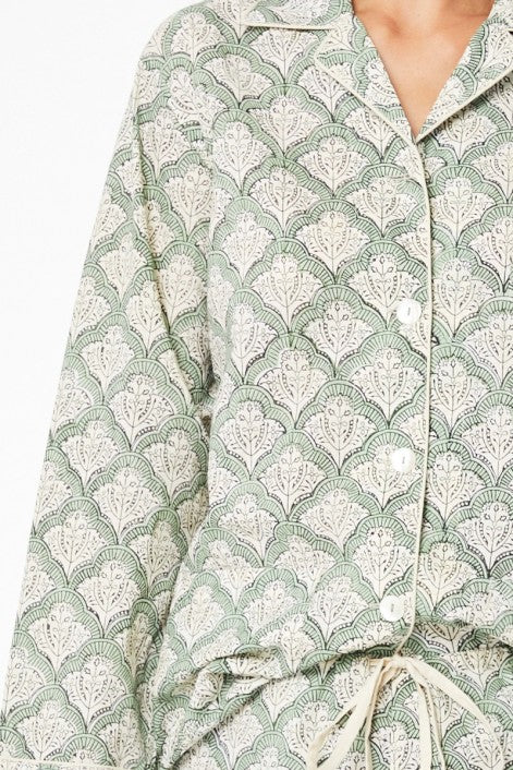 Roller Rabbit Sage Jemina Loungewear Set