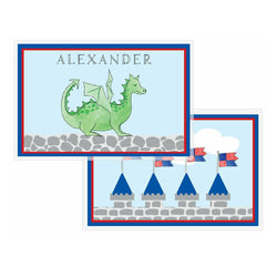 Knights & Dragons Tabletop Collection - Placemat - Personalized