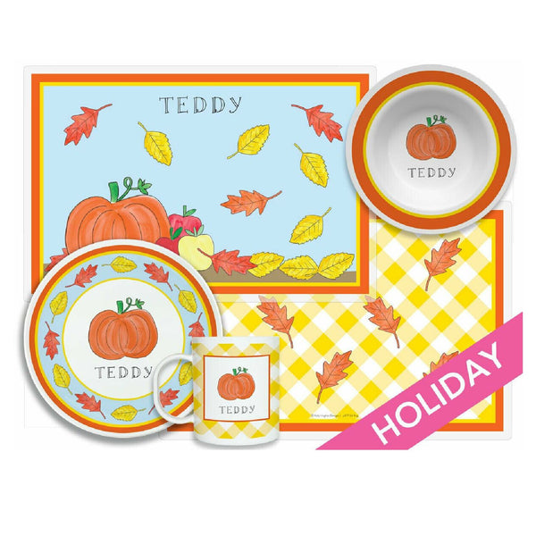 Fall Fling Tabletop Collection - Set of 4 - Personalized