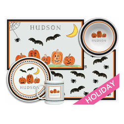 Haunted Halloween Tabletop - 4-piece set - Personalized