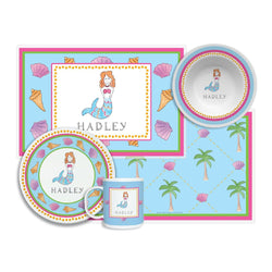 Mermaid Tabletop Collection - 4-piece set - Personalized
