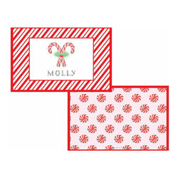 Peppermint Tabletop Collection - Placemat - Personalized
