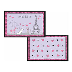 Poodles in Paris Tabletop Collection - Placemat - Personalized