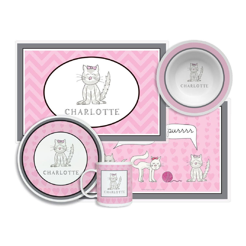Purrfect Cat Tabletop Collection - 4-piece set - Personalized