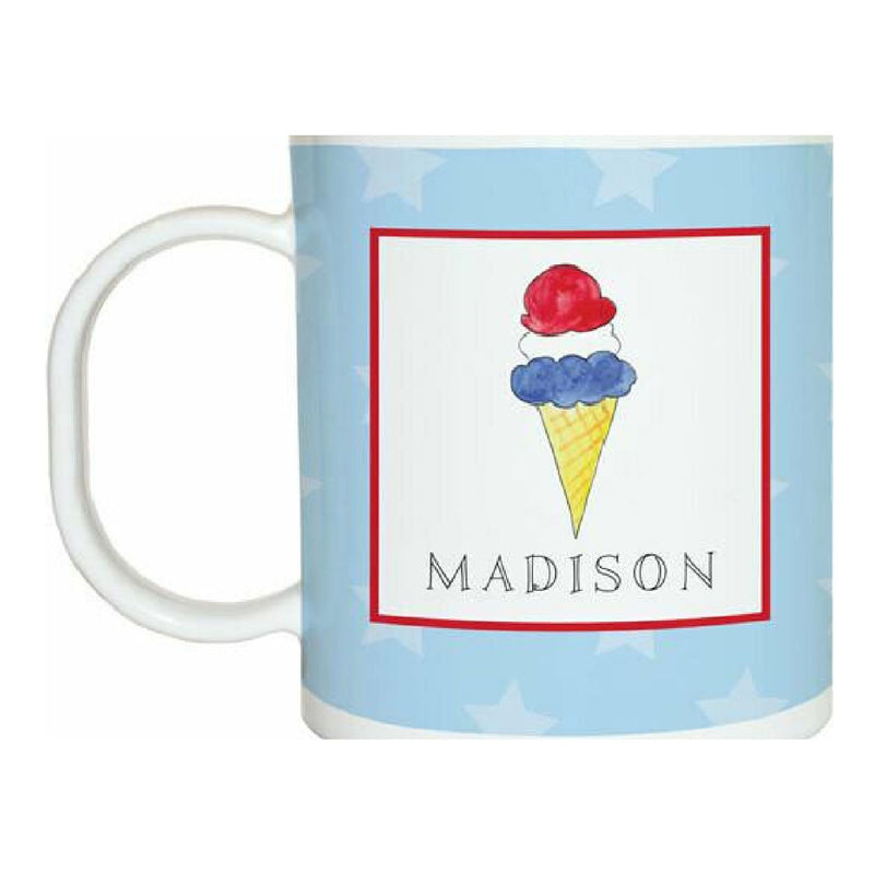 Red, White & Blue Tabletop Collection - Mug - Personalized