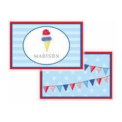 Red, White & Blue Tabletop Collection - Placemat - Personalized
