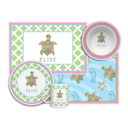 Sea Turtle Tabletop Collection - 4-piece set - Personalize