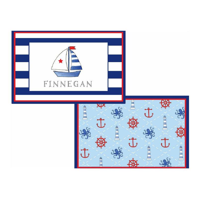 Set Sail Tabletop Collection - Placemat - Personalized