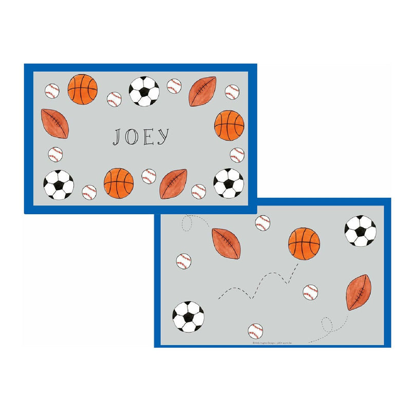 Sports Fan Tabletop Collection - Placemat - Personalized