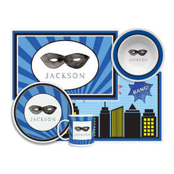 Superhero Tabletop Collection - 4-piece set - Personalized