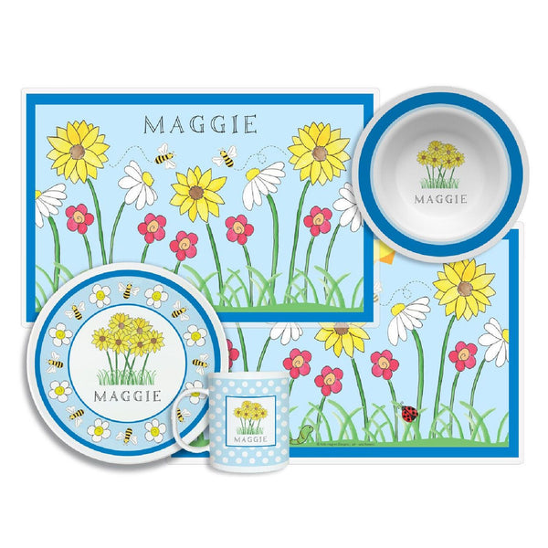 Wildflowers Tabletop Collection - 4-piece set - Personalized