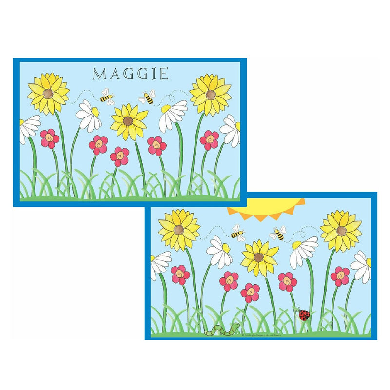 Wildflowers Tabletop Collection - Placemat - Personalized