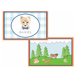 Woodsy Fox Tabletop Collection - Placemat - Personalization