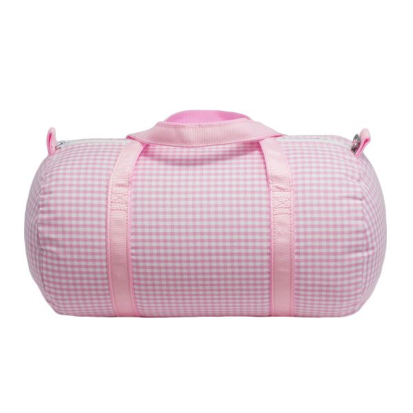 Gingham Children's Duffel - Pink