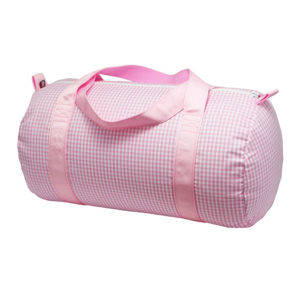 Gingham Children's Duffel - Pink