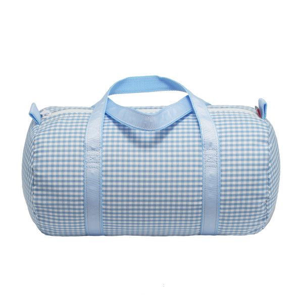 Gingham Children's Duffel - Blue