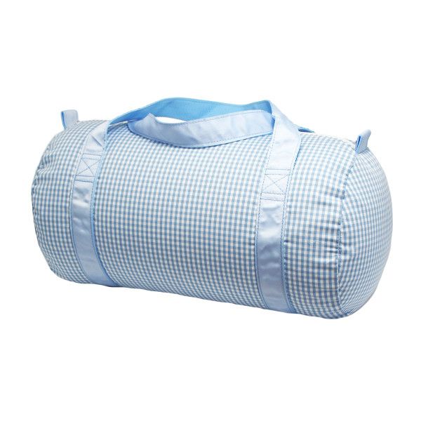 Gingham Children's Duffel - Blue