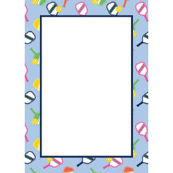 Pickleball Border Notepad