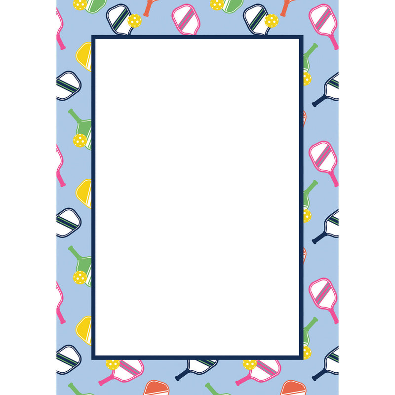 Pickleball Border Notepad