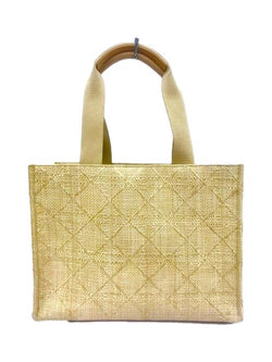Luxe Bali Straw Tote - Sand