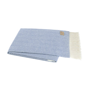 Herringbone Throw - Chambray