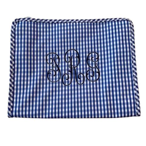 Royal Gingham Roadie Case - Monogrammed