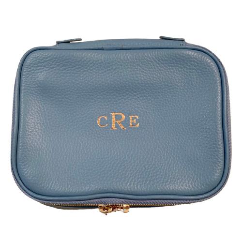 Isabella Jewelry Case - Personalized - Sky