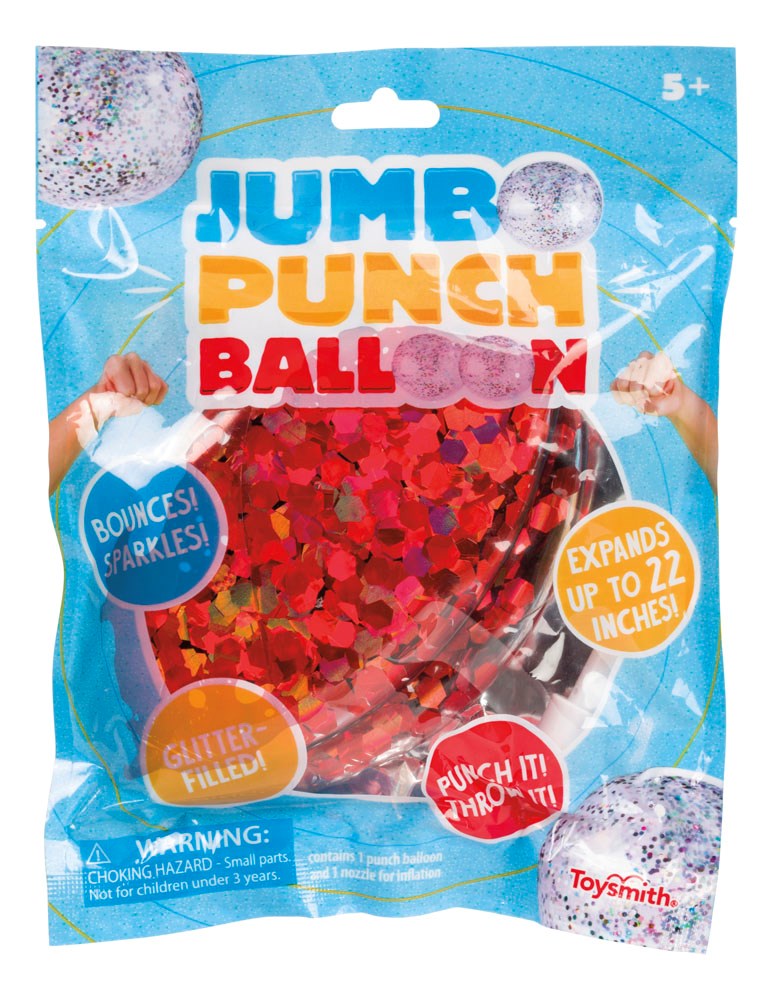 Jumbo Glitter Punch Balloon