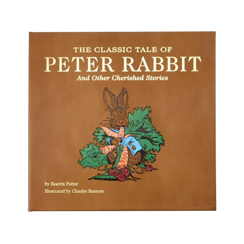 The Classic Tale of Peter Rabbit Leather Bound Book